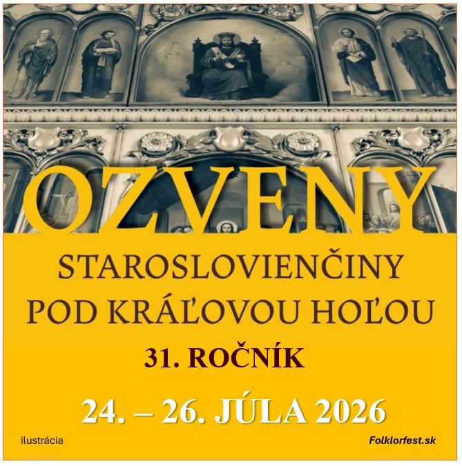 Ozveny staroslovien�iny pod Kr�ovou ho�ou 2026 Telg�rt - 31. ro�n�k
