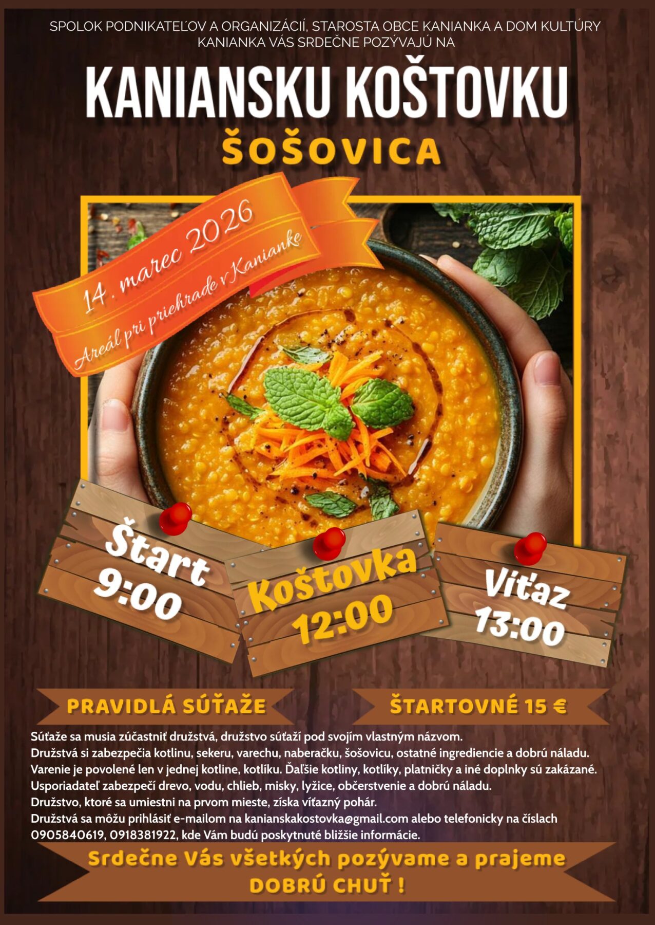 S��a� vo varen� Kanianska ko�tovka 2026 Kanianka - 10. ro�n�k Valent�nska �o�ovica 