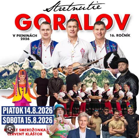 Stretnutie Goralov v Pienin�ch 2026 �erven� Kl�tor - 16. ro�n�k