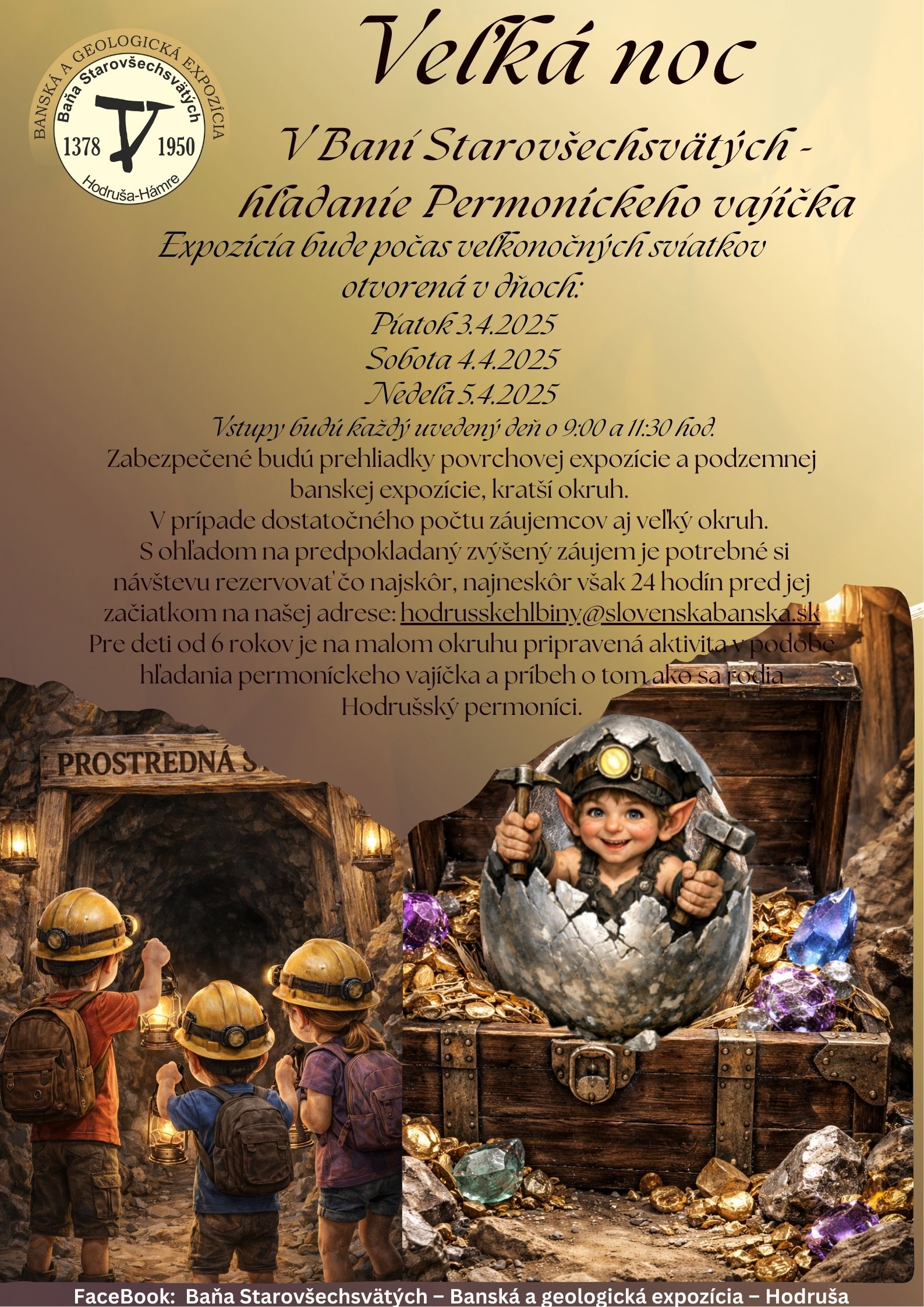 Ve�k� noc v Bani Starov�echsv�t�ch 2026 Bansk� �tiavnica  � h�adanie Permon�ckeho vaj��ka