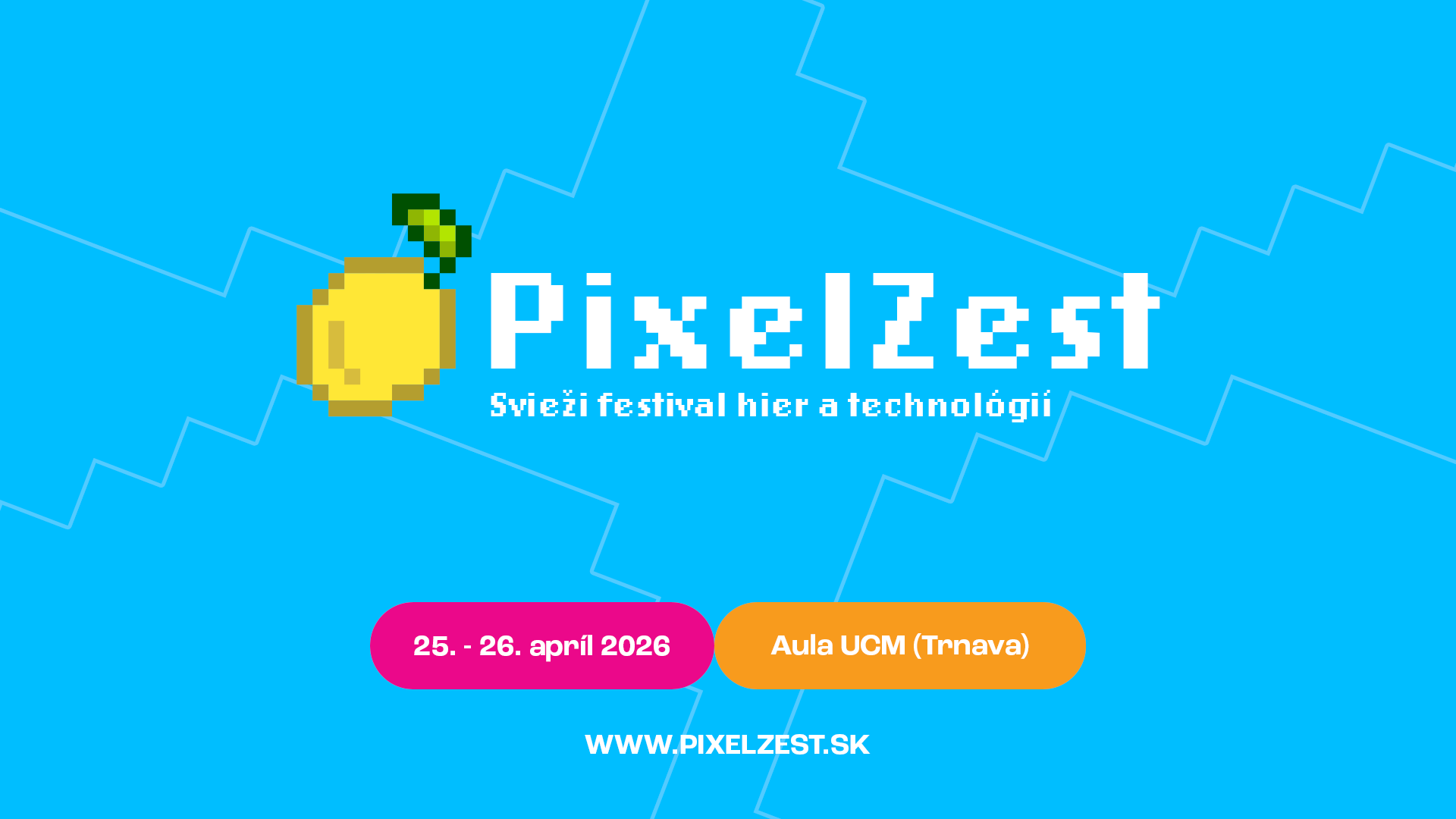 PixelZest 2026 Trnava -  Hern� v�kend v Trnave je sp�!