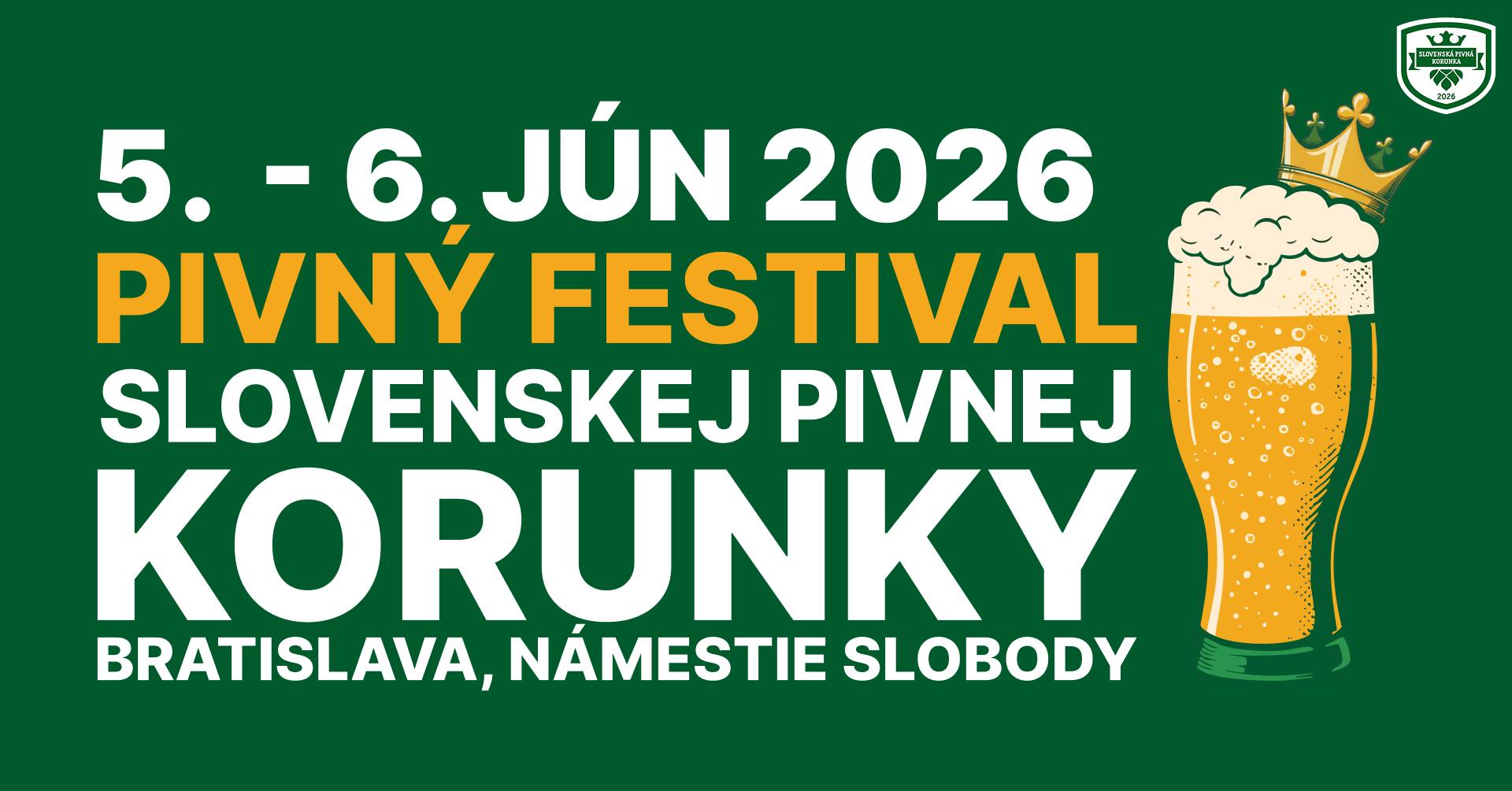 Pivn� festival Slovenskej pivnej korunky 2025 Bratislava - 19. ro�n�k