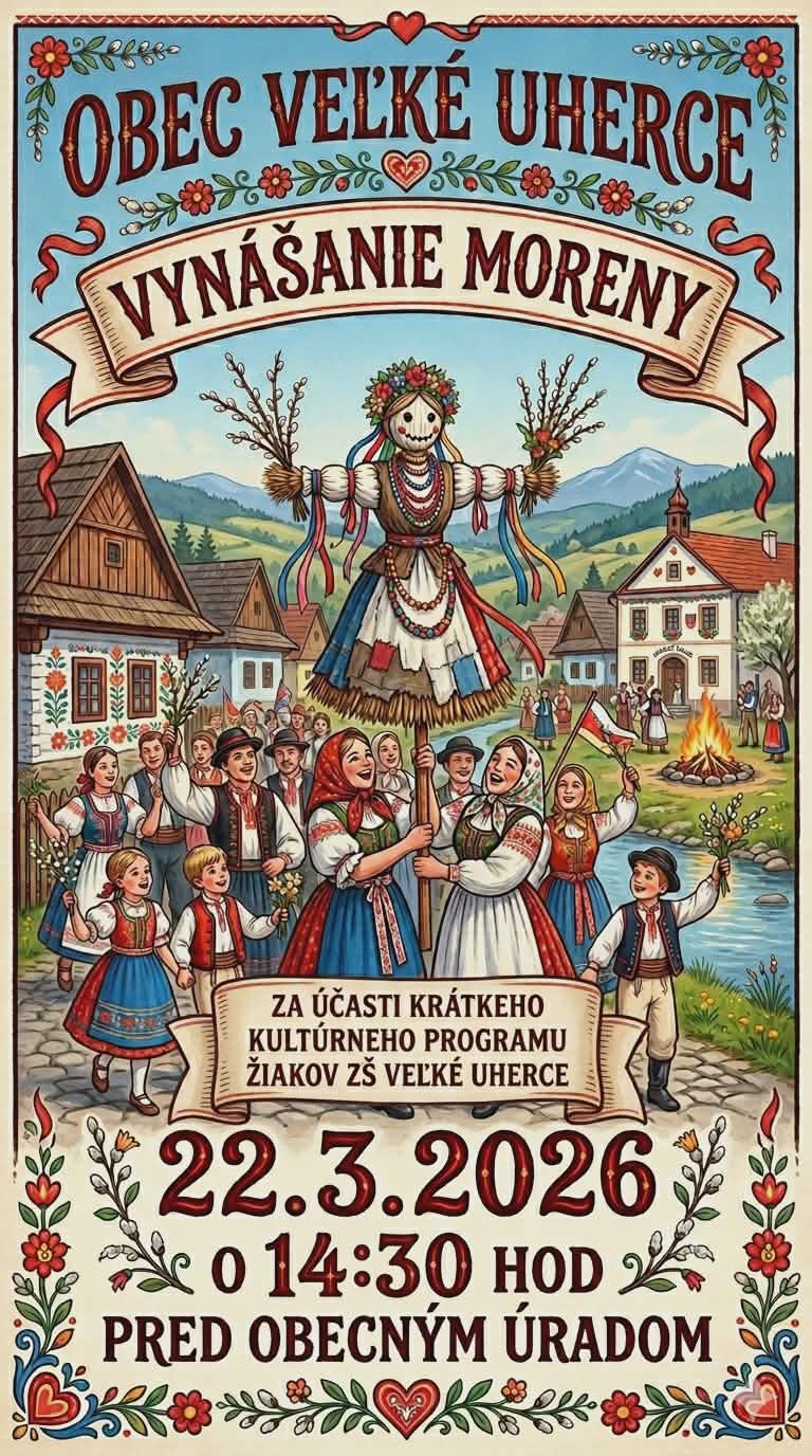 Vyn�anie Moreny 2026 Ve�k� Uherce