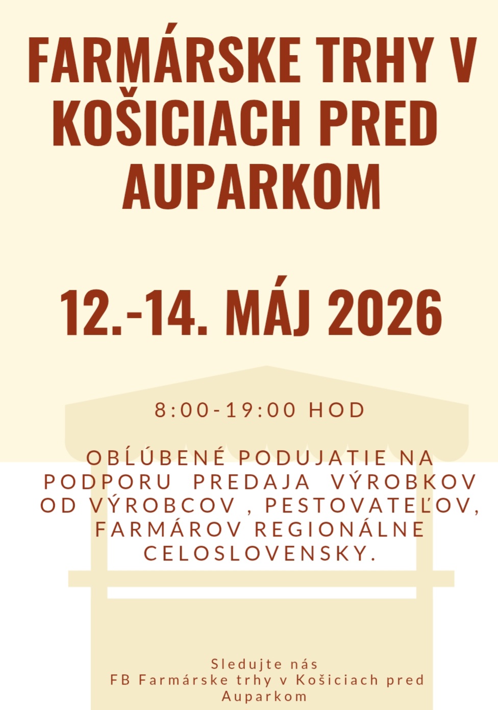 Farm�rske trhy v Ko�iciach pred Auparkom 2026 Ko�ice - 5.ro�n�k 