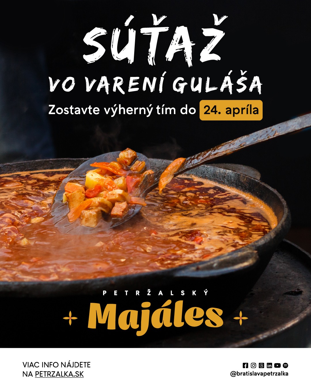 Petr�alsk� Maj�les - S��a� vo varen� gul�a 2026 Petr�alka