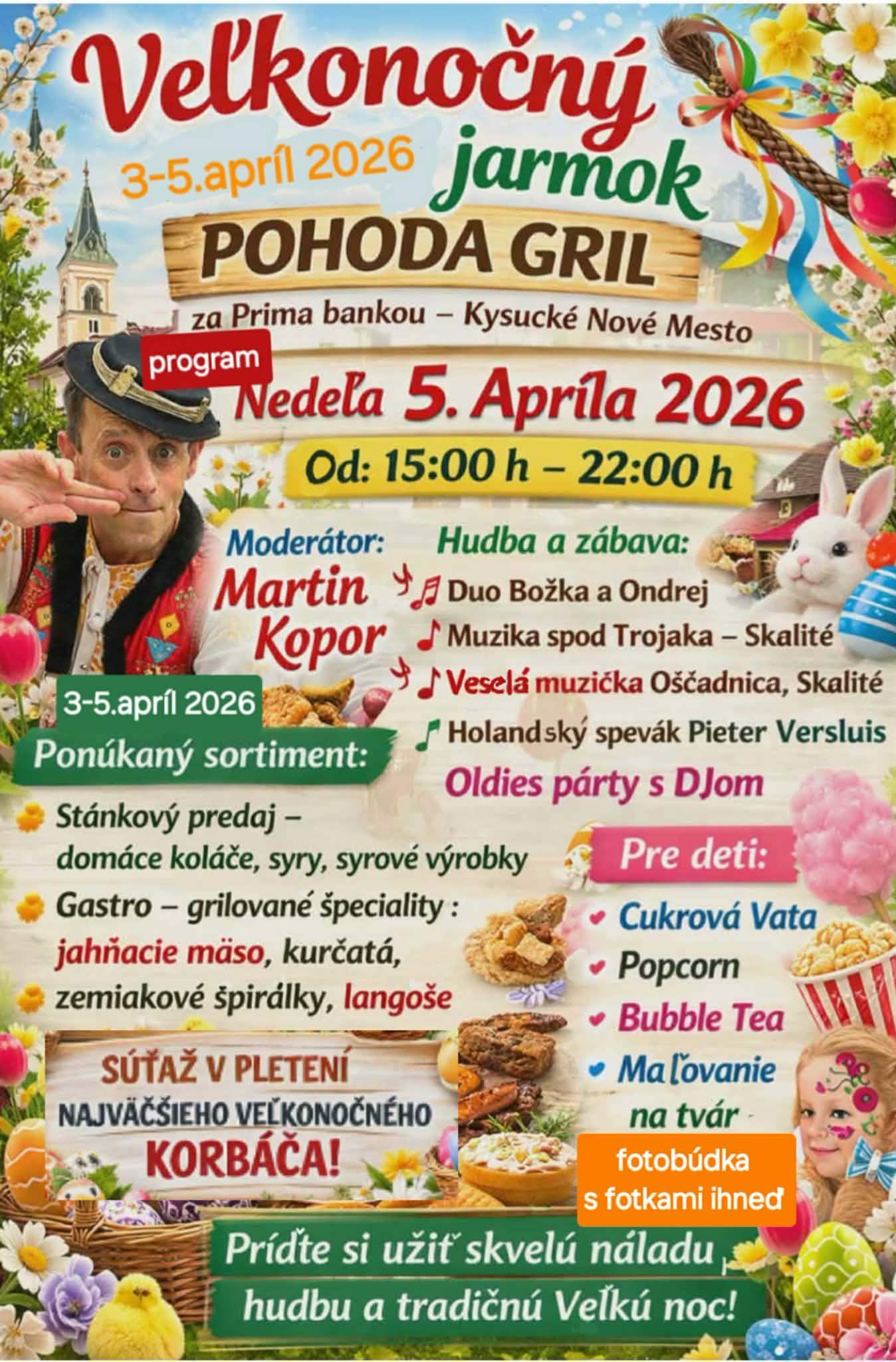 Veľkonočný jarmok 2026 Kysucké Nové Mesto