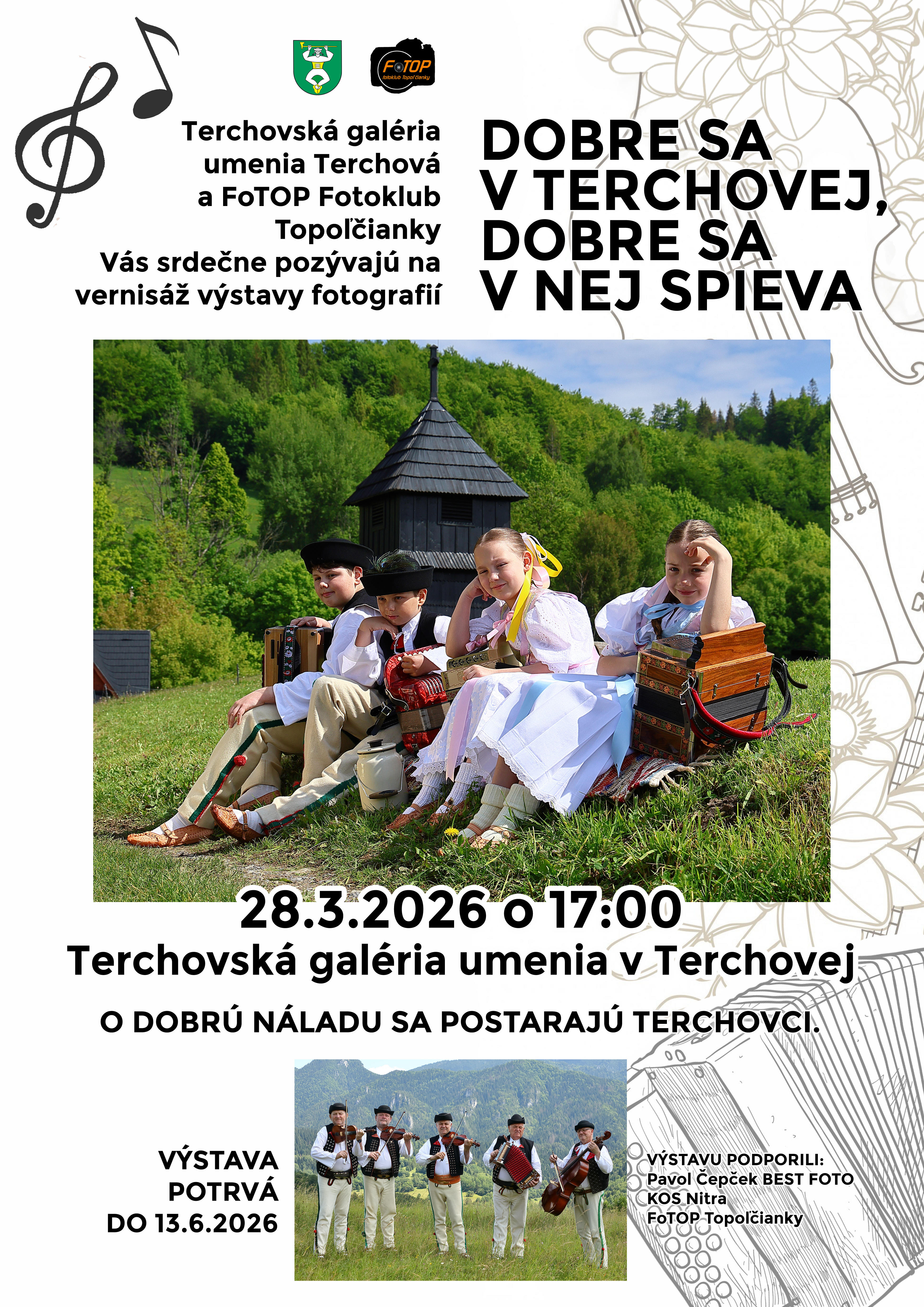 Vernis� v�stavy �Dobre sa v Terchovej, dobre sa v nej spieva� 2026 Terchov� 