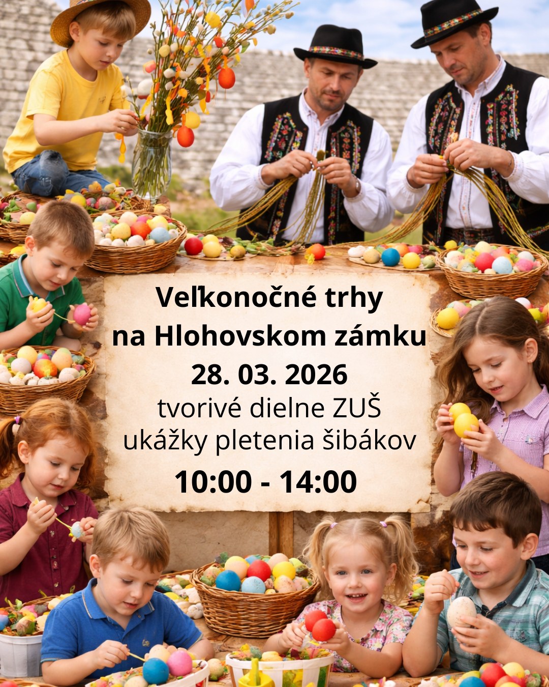 Veľkonočné trhy na Hlohovskom zámku 2026 Hlohovec