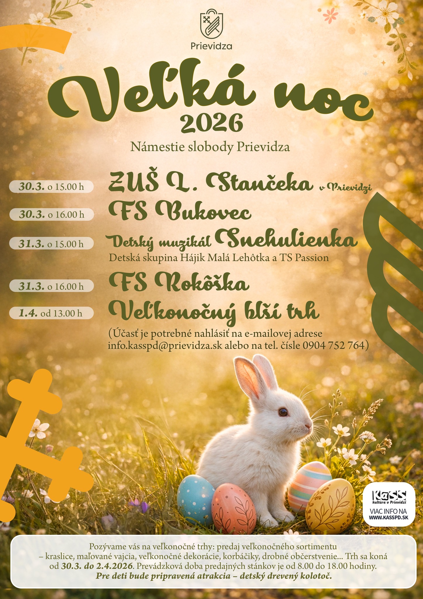 Veľká noc 2026 Prievidza
