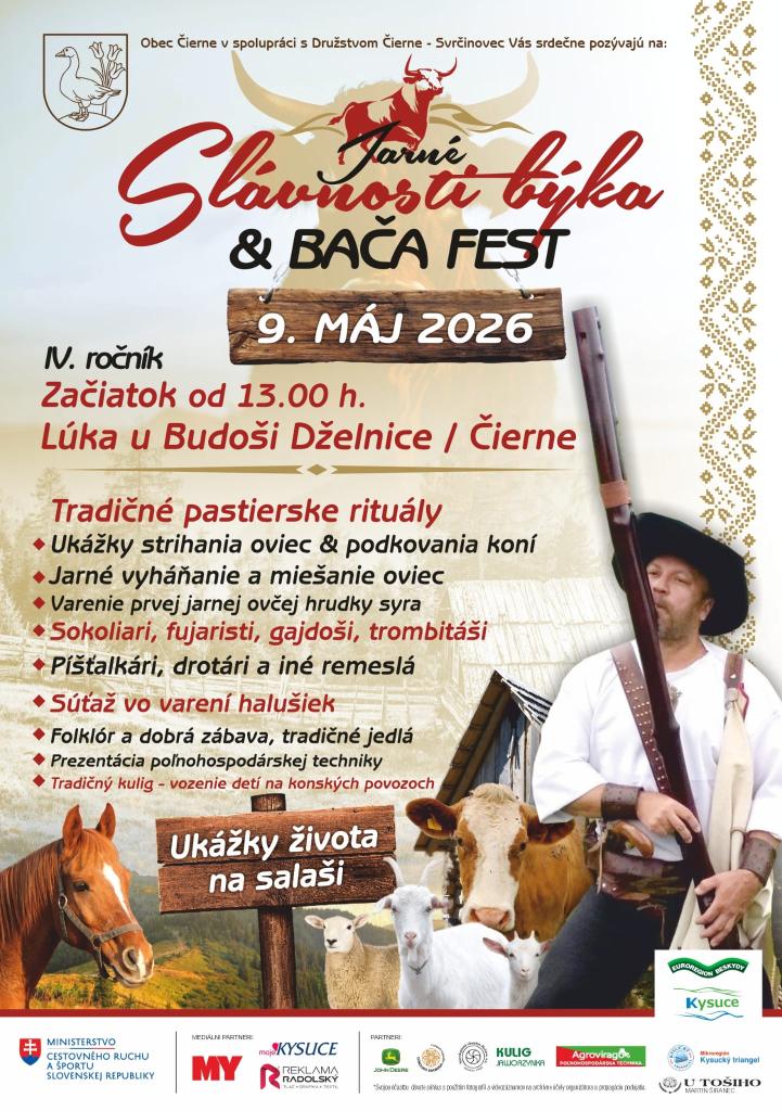 Jarn� sl�vnosti b�ka & Ba�a fest 2026 �ierne - 4. ro�n�k