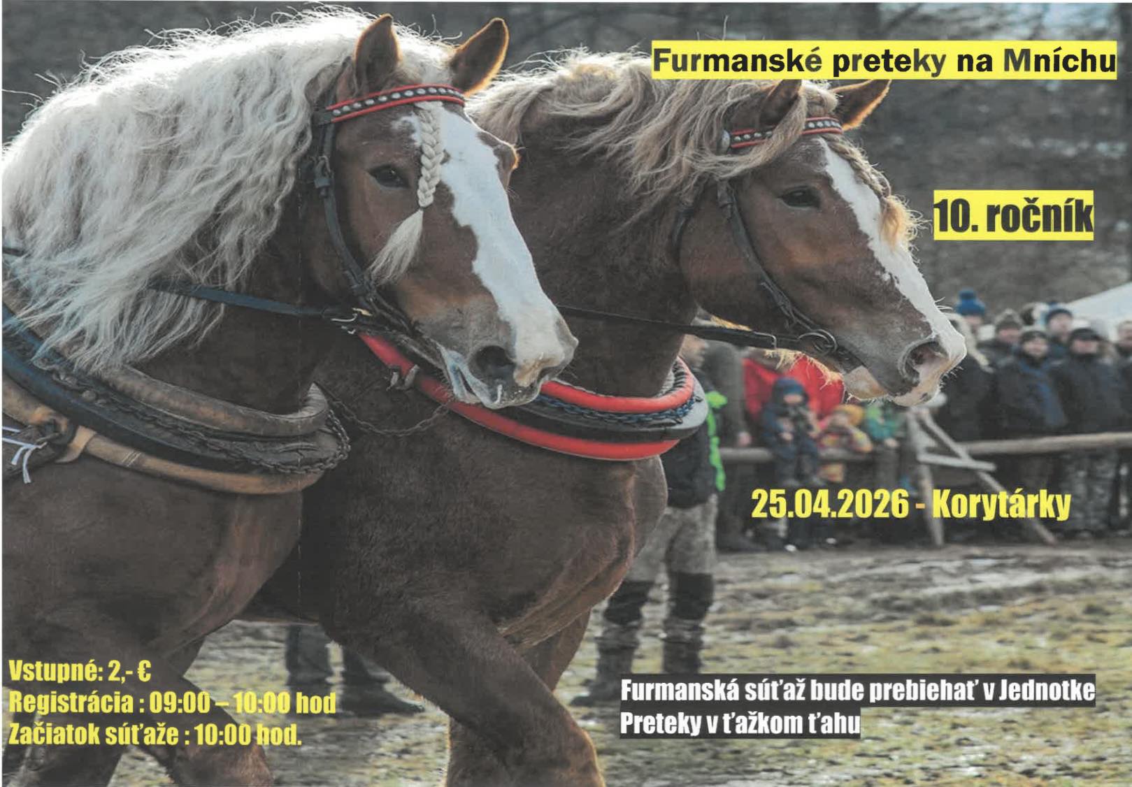 Furmansk� preteky na Mn�chu 2026 Koryt�rky - 10. ro�n�k