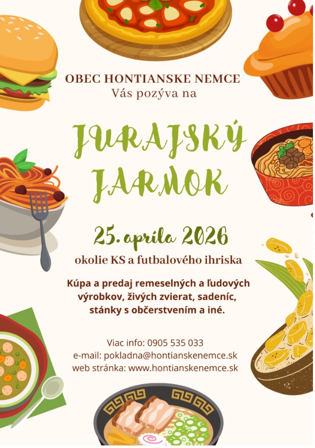 Jurajsk� jarmok 2026 Hontianske Nemce