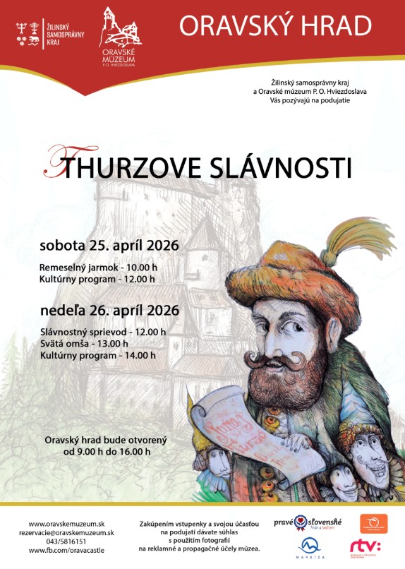 Thurzove sl�vnosti 2026 Oravsk� Podz�mok