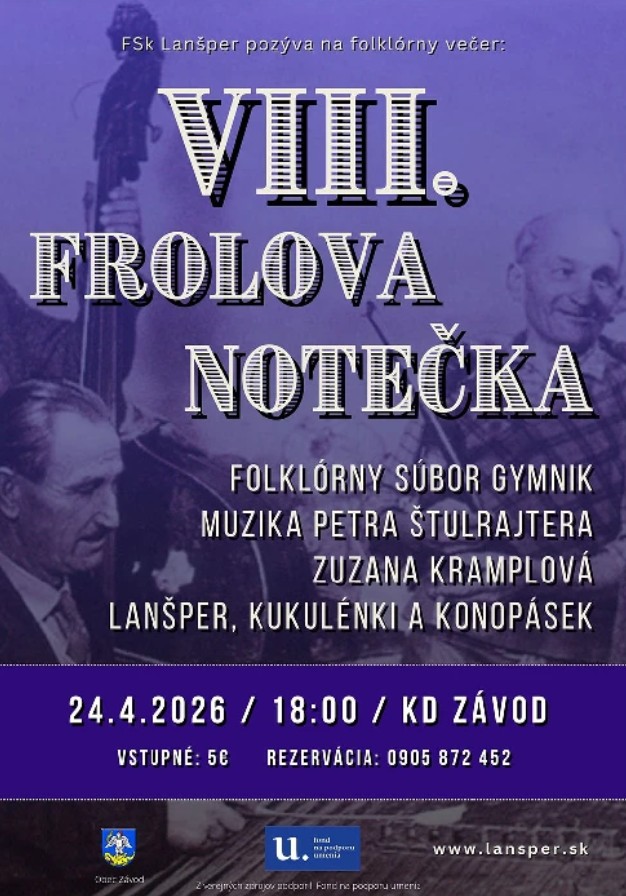 VIII. Frolova note�ka 2026 Z�vod