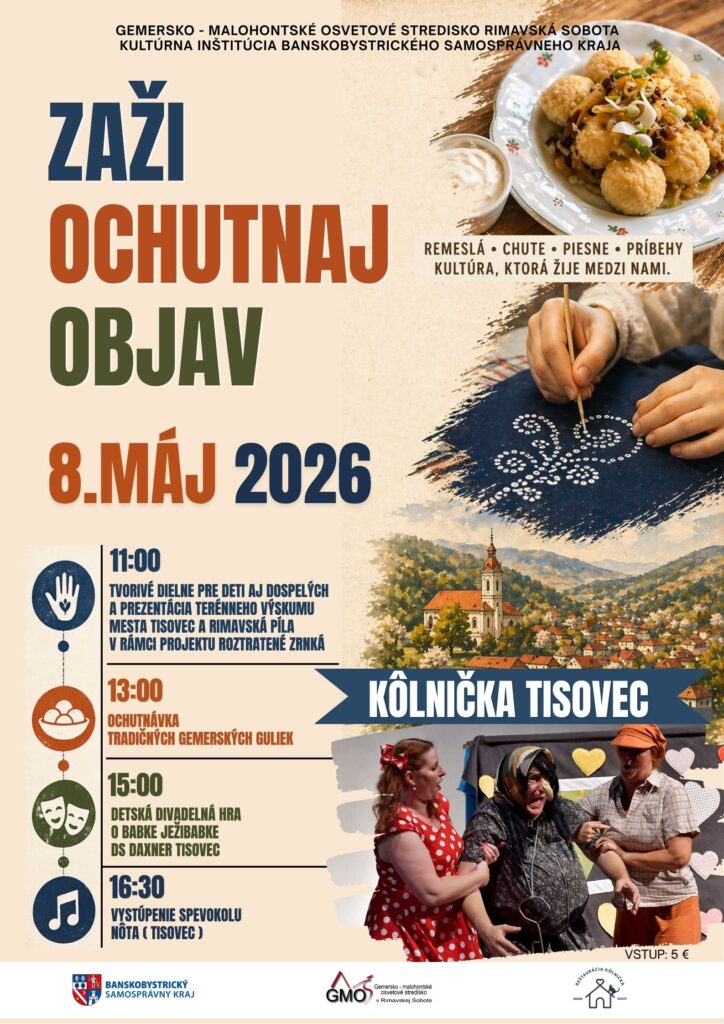 Za�i. Ochutnaj. Objav. 2026 Tisovec