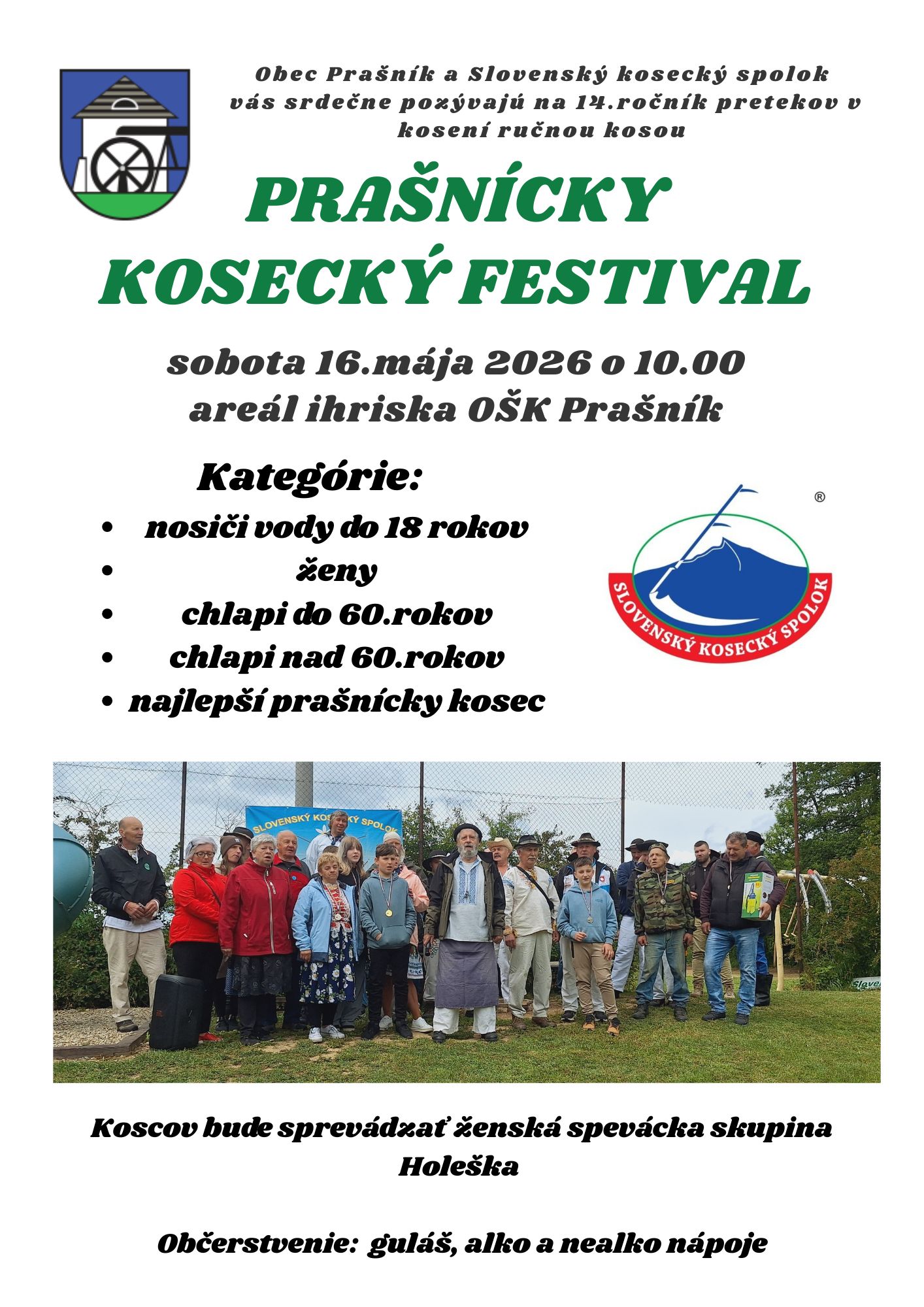 Pra�n�cky koseck� festival 2026 Pra�n�k - 14. ro�n�k