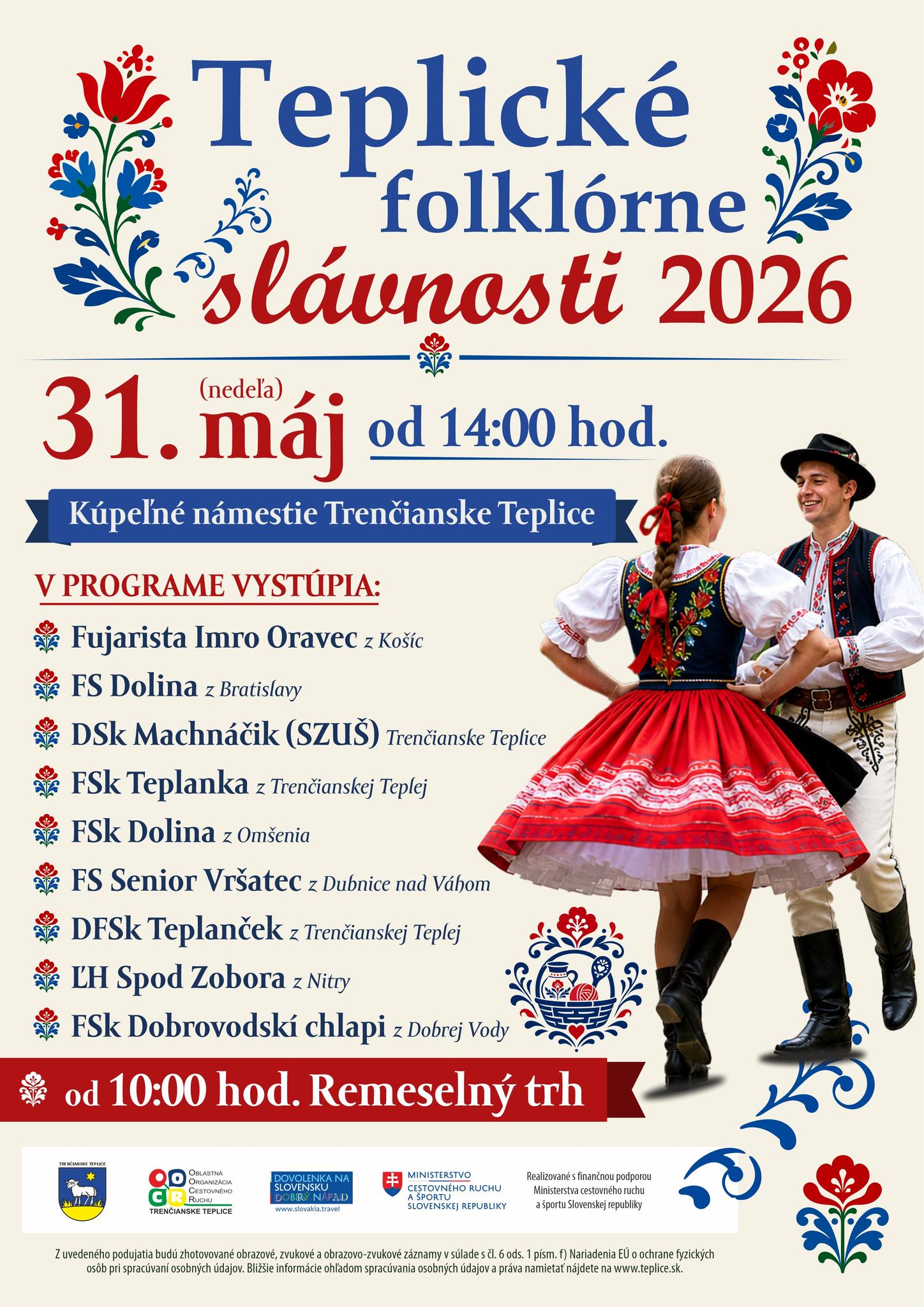 Teplick� folkl�rne sl�vnosti 2026 Tren�ianske Teplice