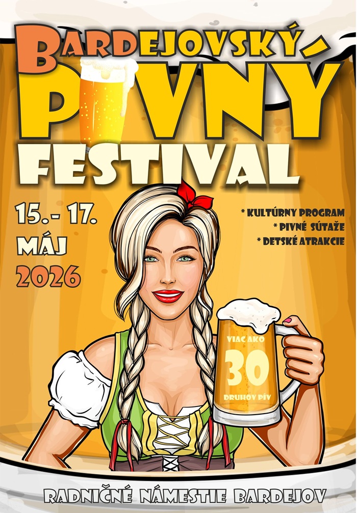 Bardejovsk� pivn� festival 2026 Bardejov