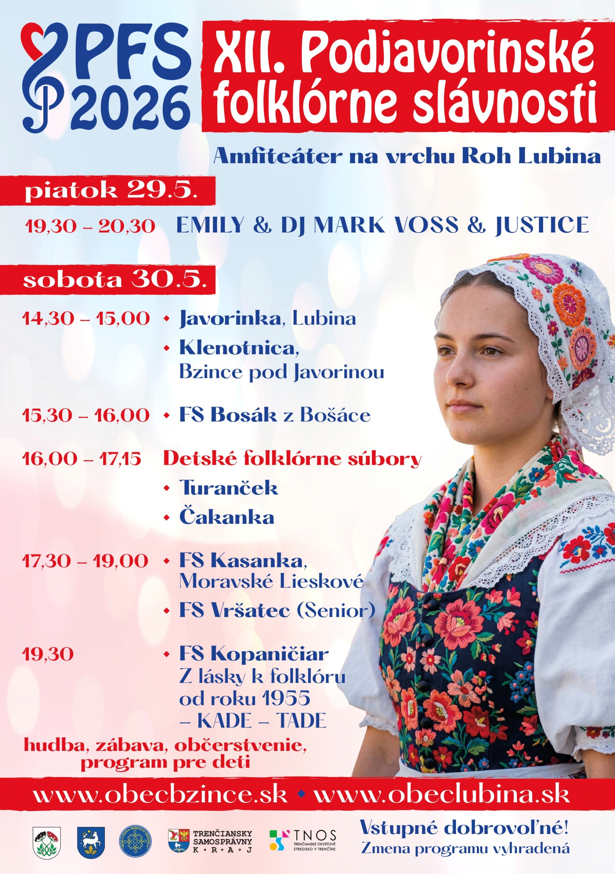 12. Podjavorinsk� folkl�rne sl�vnosti 2026