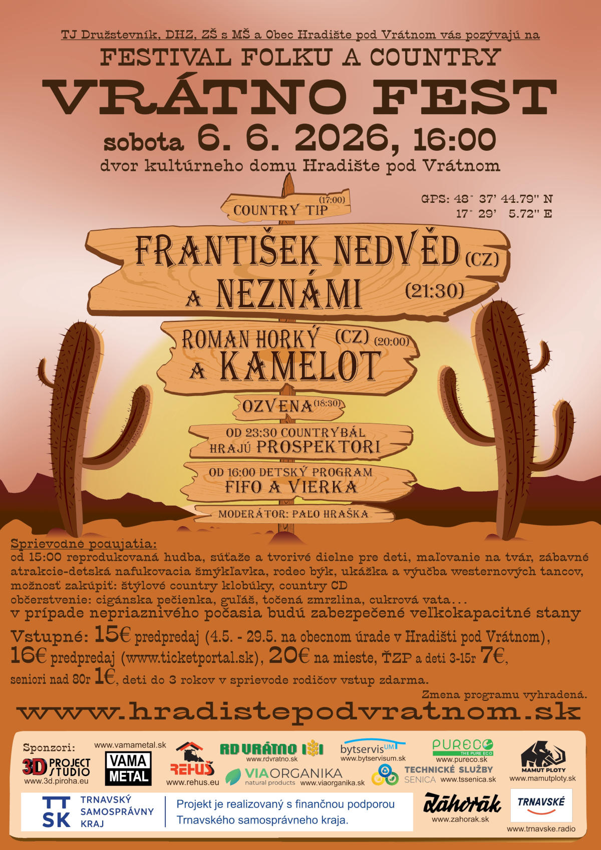 Vr�tno Fest 2026 Hradi�te pod Vr�tnom