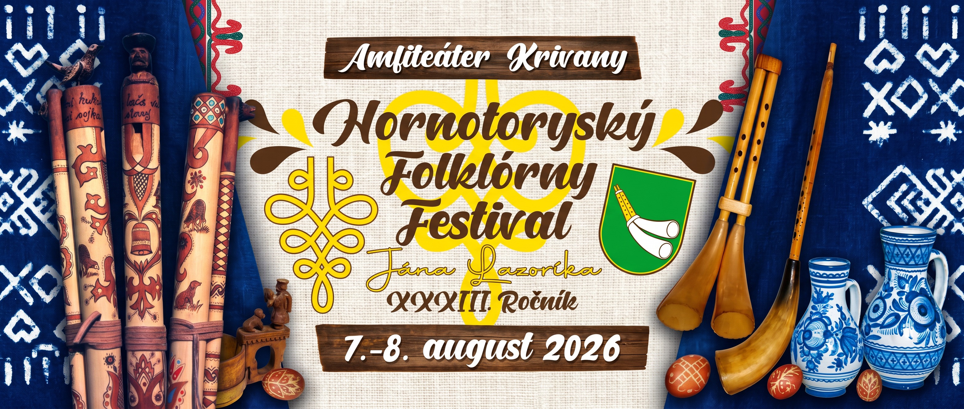 Hornotorysk� folkl�rny festival J�na Lazor�ka 2026 Krivany - 33. ro�n�ku