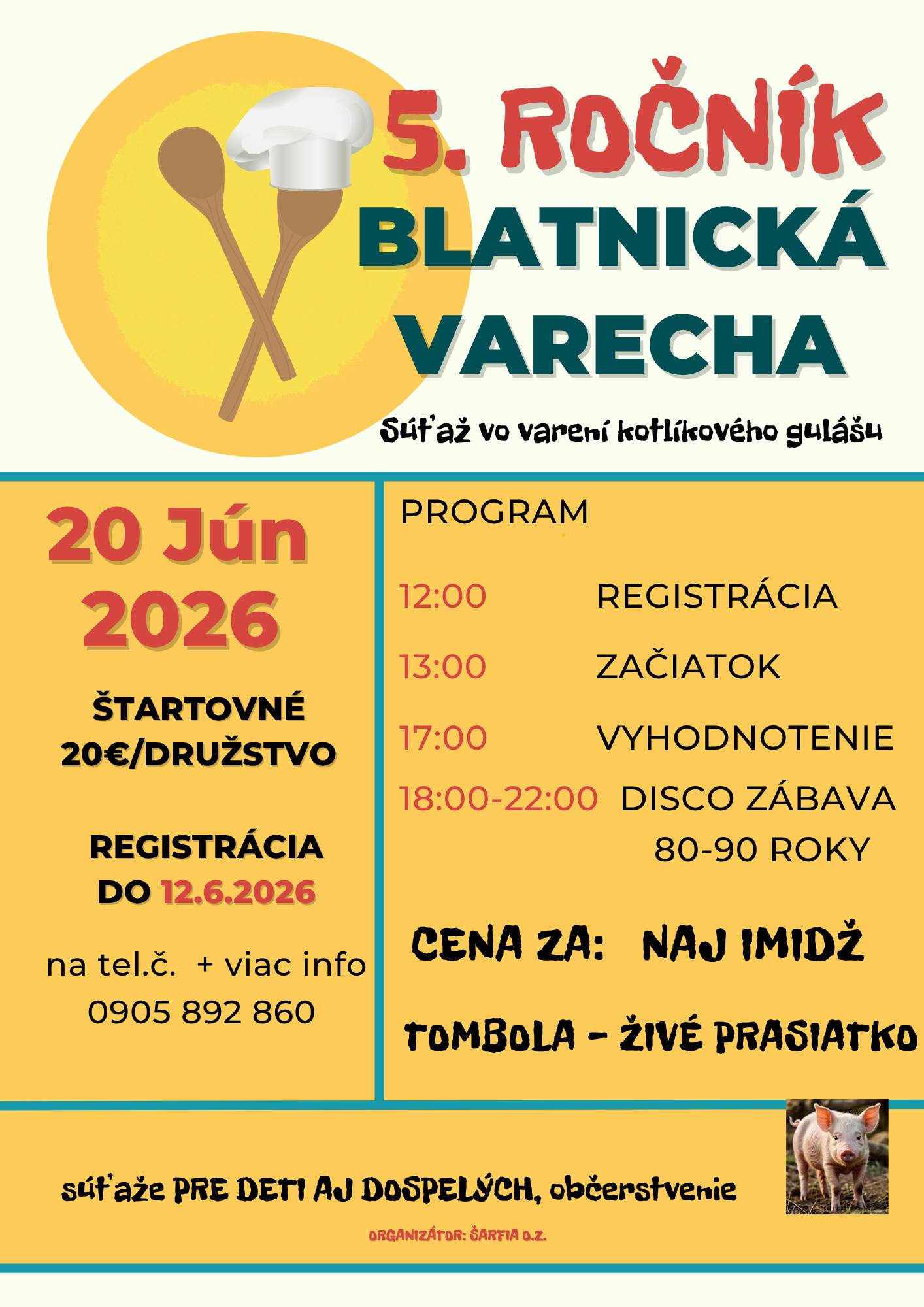 Blatnick� varecha 2026 - 5. ro�n�k 