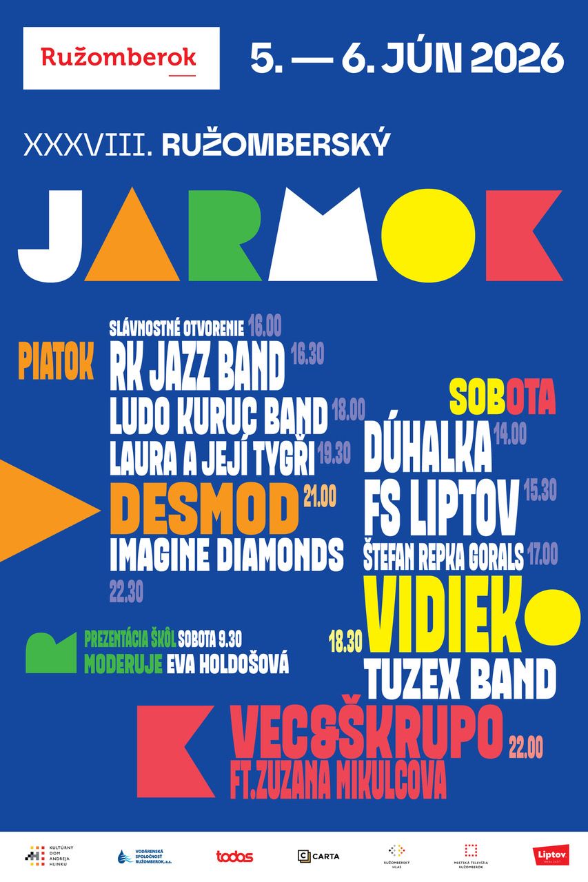 Ružomberský jarmok 2026 Ružomberok - 38. ročník