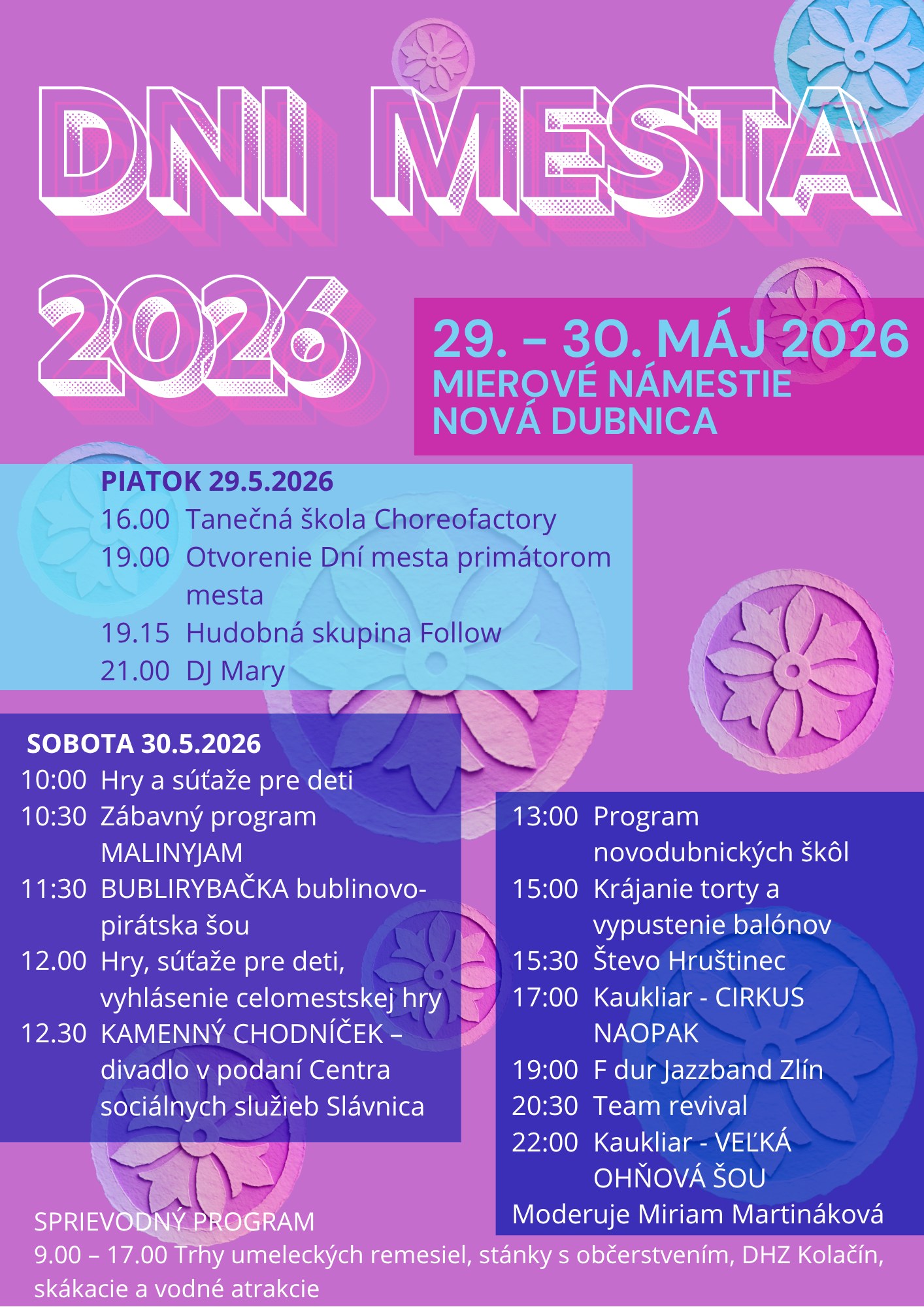 Dni mesta Nová Dubnica 2026