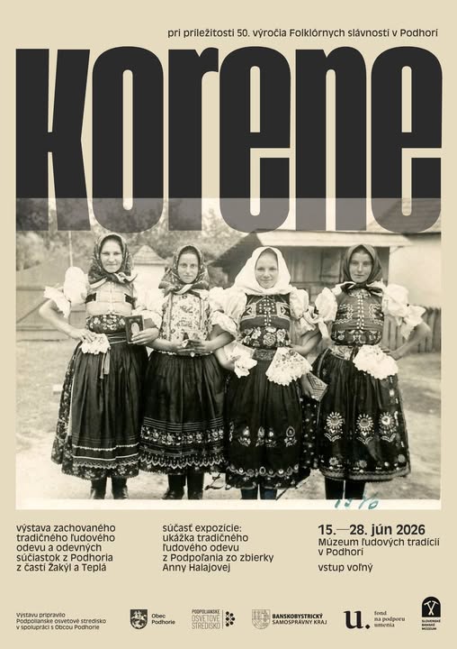Korene 2026 Podhorie - pri príležitosti 50. výročia Folklórnych slávností v Podhorí