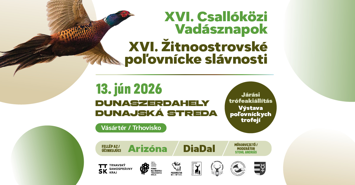 XVI. �itnoostrovsk� po�ovn�cke dni 2026 Dunajsk� Streda