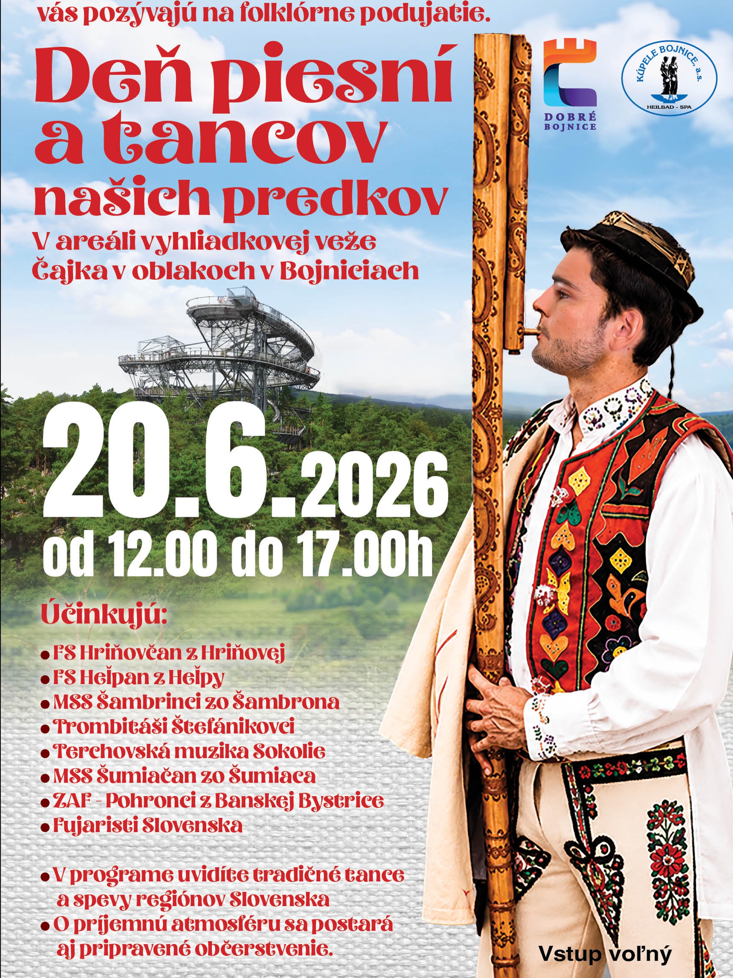De� piesn� a tancov na�ich predkov 2026 Bojnice