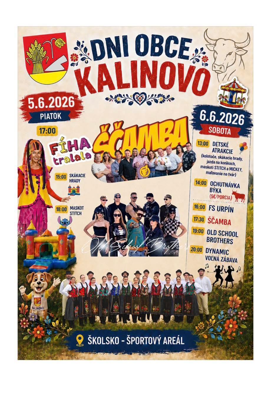 Dni obce Kalinovo 2026