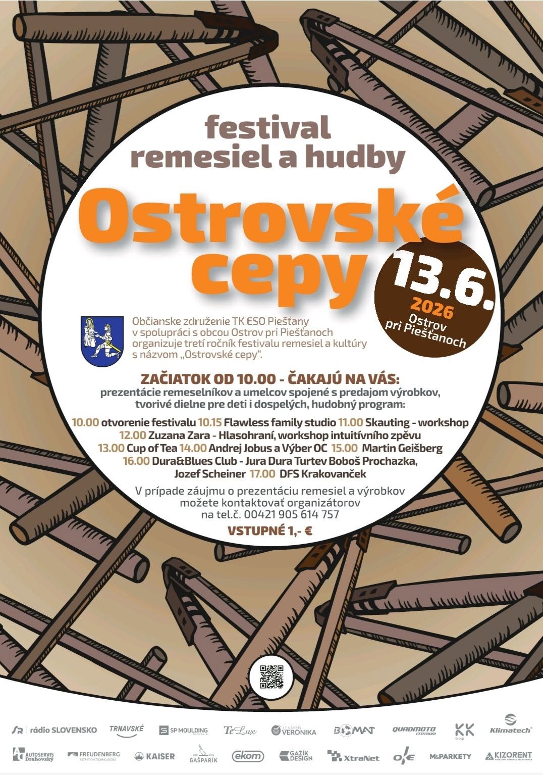 Ostrovské cepy 2026 Piešťany - 3. ročník