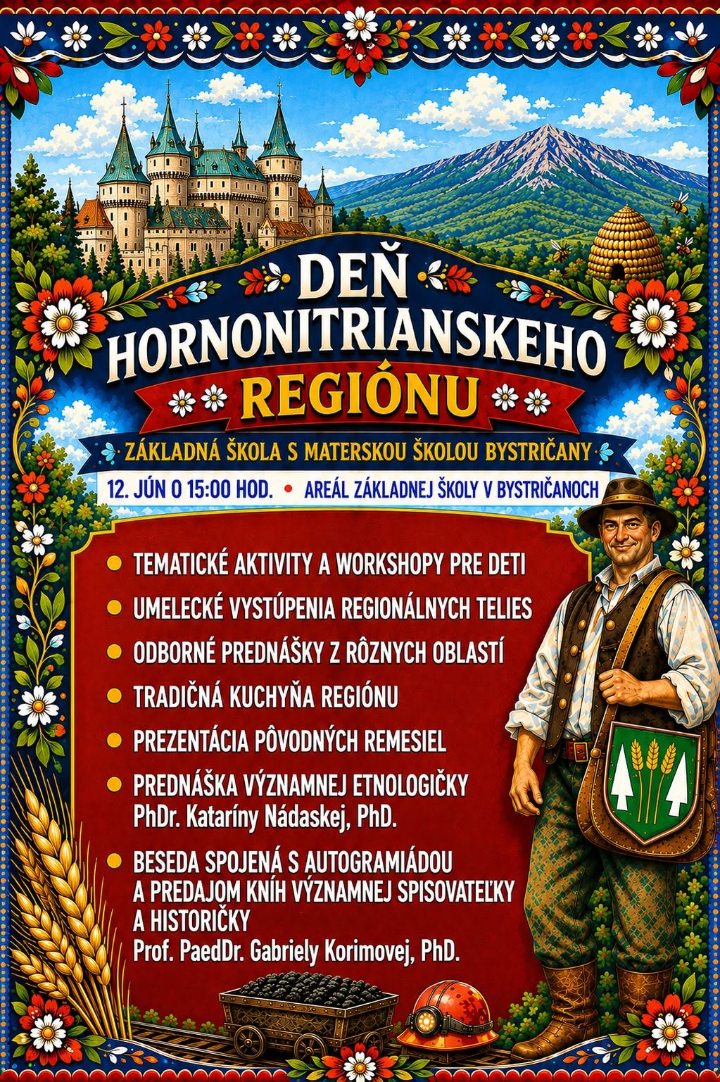 Deň hornonitrianskeho regiónu 2026 Bystričany