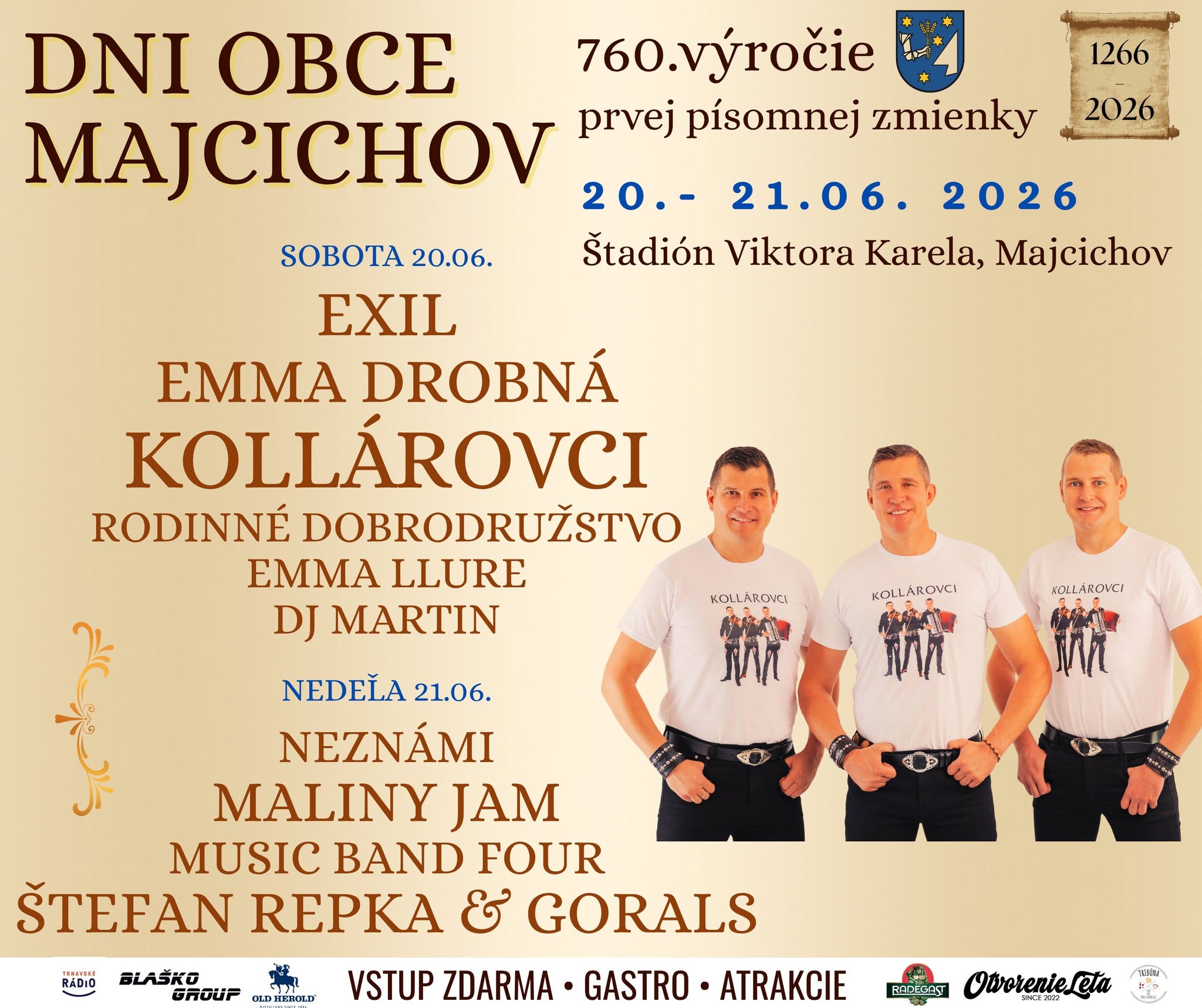 Dni obce Majcichov 2026 Majcichov