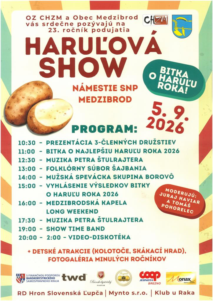 Haru�ov� �ou 2026 Medzibrod - 23. ro�n�k