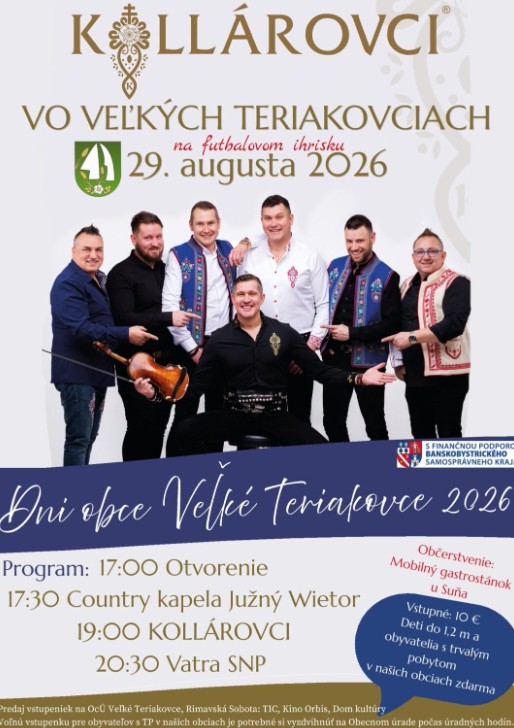 Dni obce 2026 Veľké Teriakovce