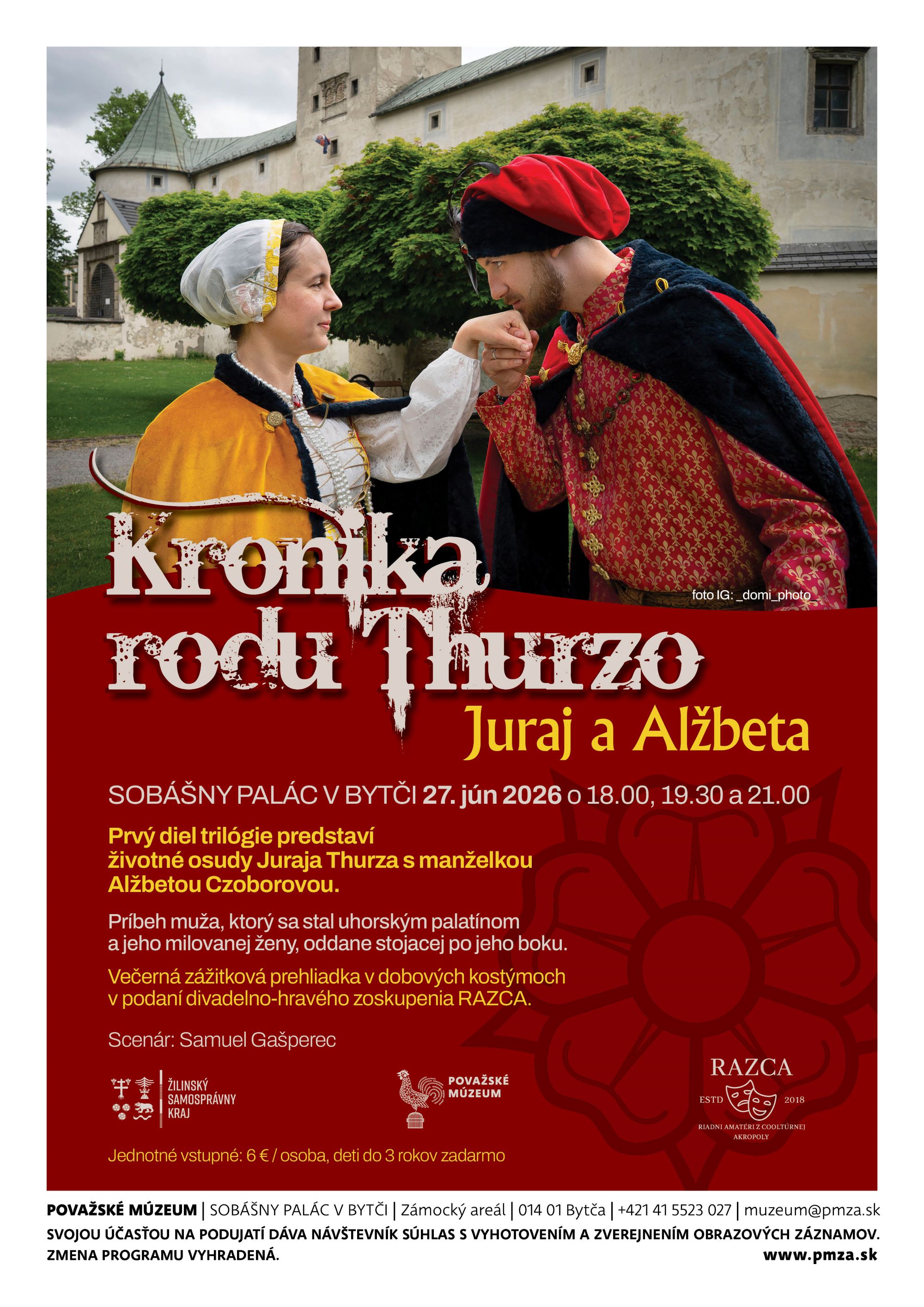 Kronika rodu Thurzo 2026 Bytča