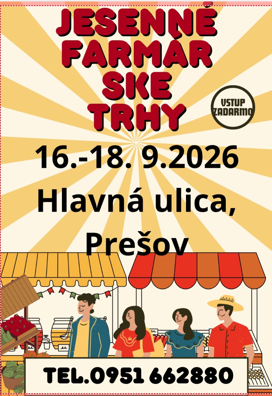 Farmárske trhy v Prešove 2026 - 10. ročník.