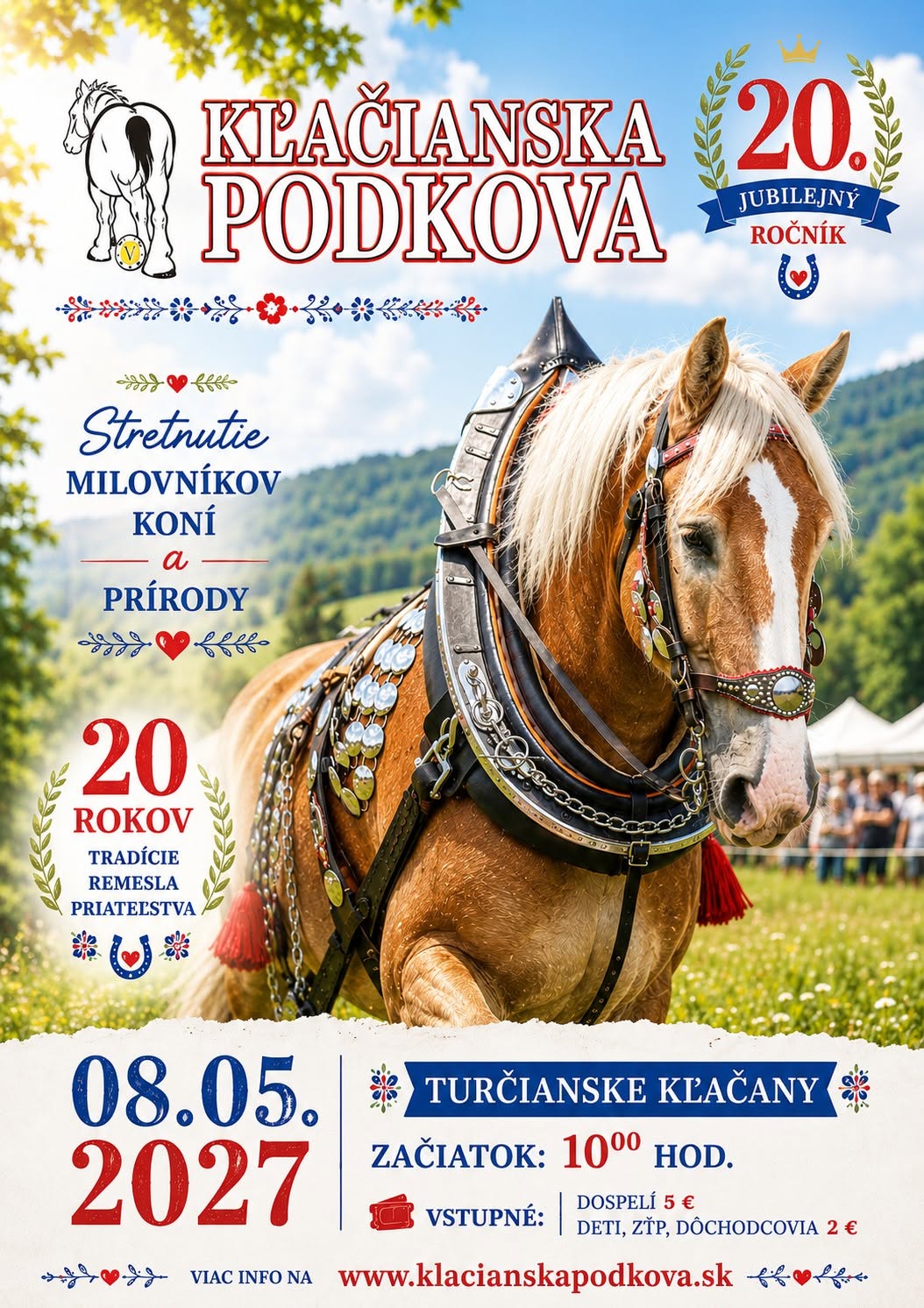Kľačianska podkova 2027 Turčianske Kľačany - 20. ročník