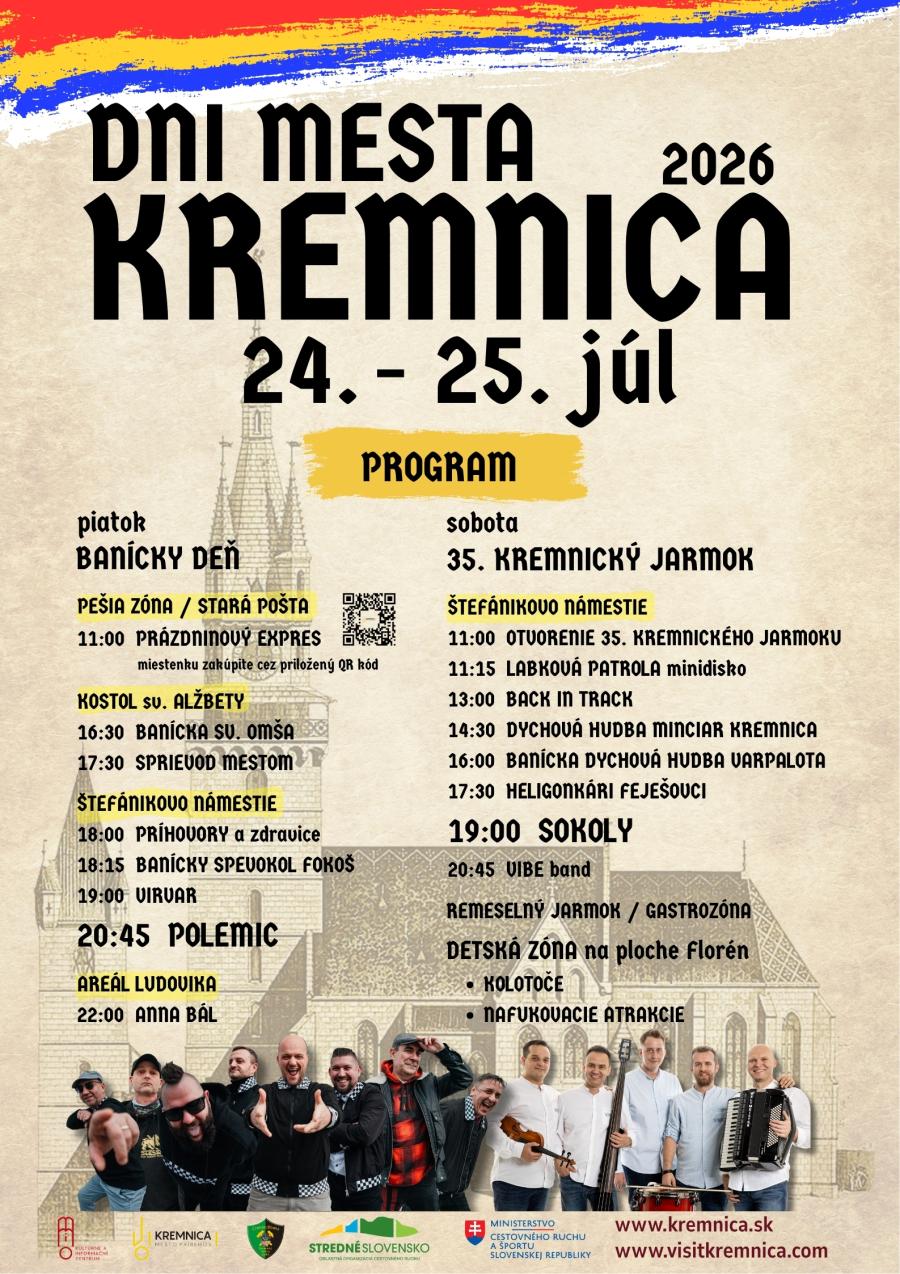 Dni mesta 2026 Kremnica