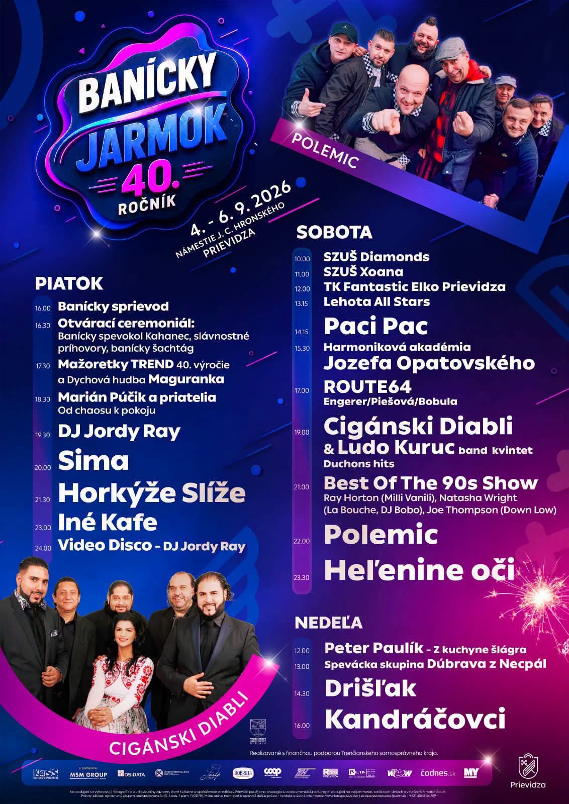 Ban�cky jarmok 2026 Prievidza - 40. ro�n�k