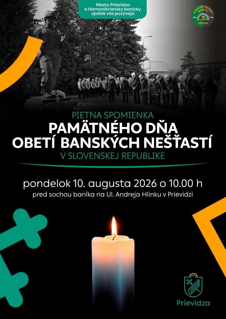 De� bielych ru�� 2026 Prievidza - Pietna spomienka na obete bansk�ch ne��ast�