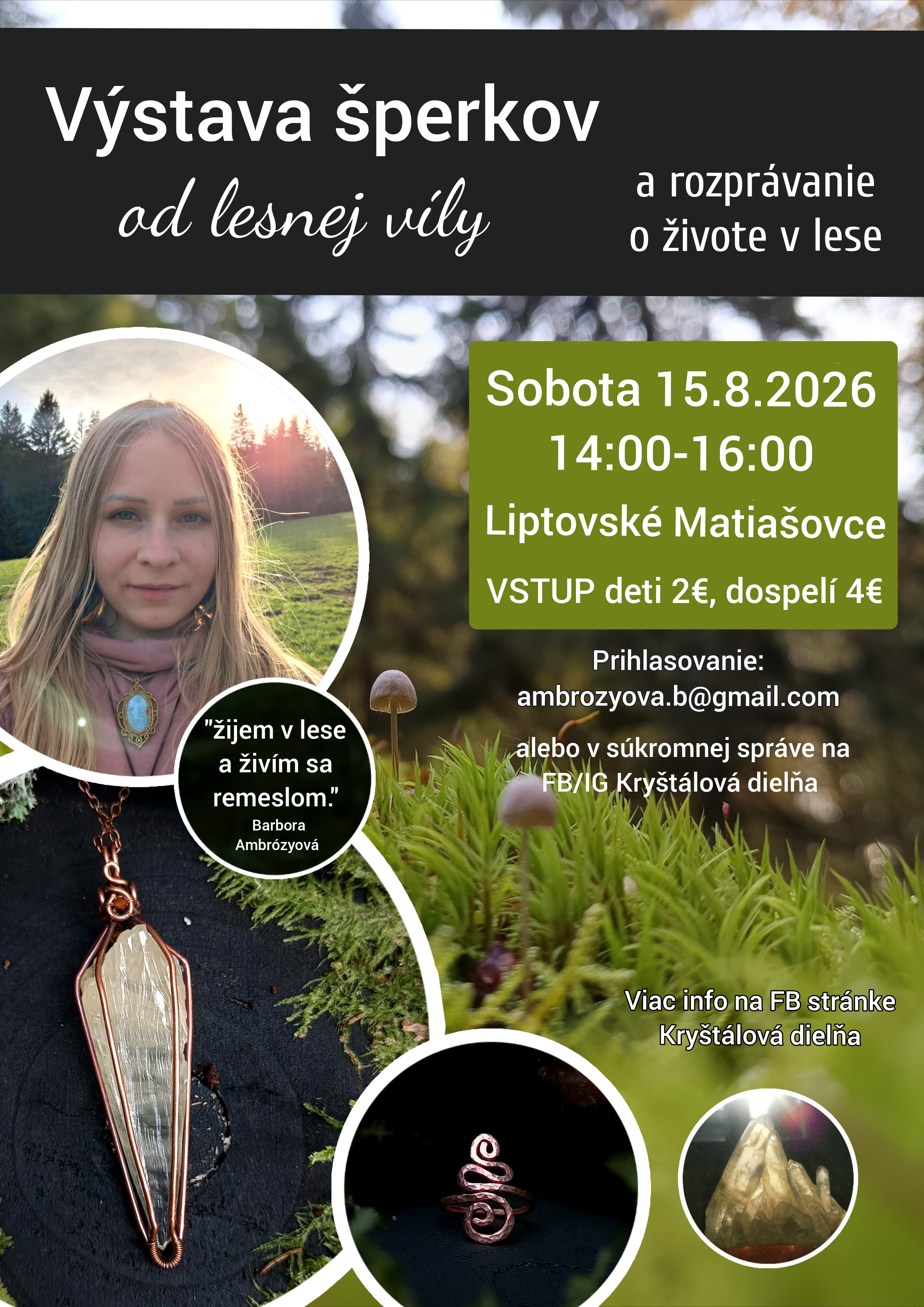 O �ivote v lese a v�stava �perkov 2026 Liptovsk� Matia�ovce 