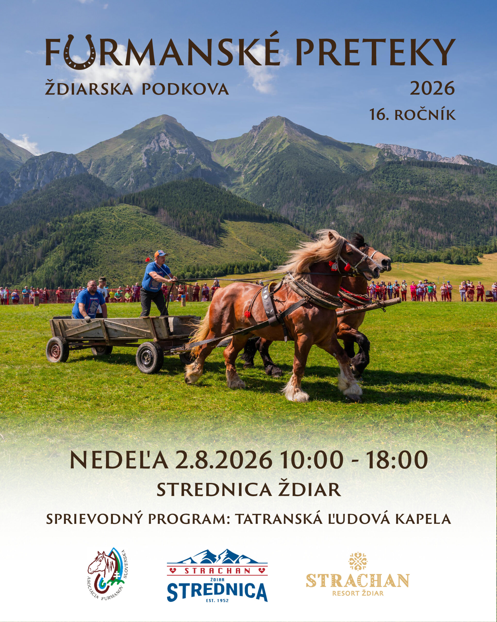 Furmanské preteky - Ždiarska podkova 2026 Ždiar - 16. ročník