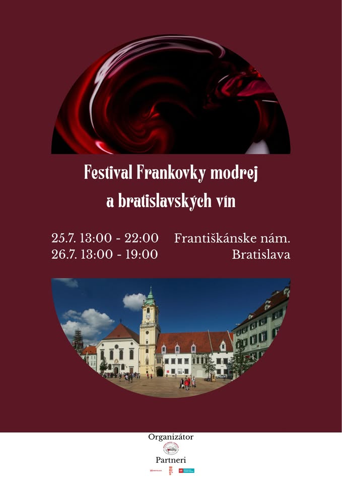 Festival Frankovky modrej a bratislavských vín 2026 Bratislava