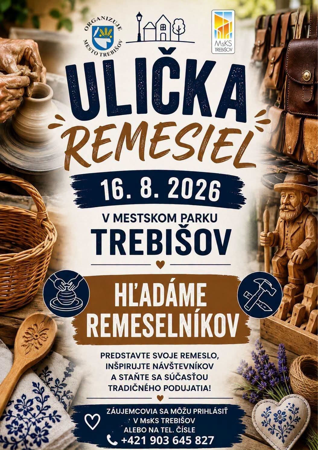 Ulička remesiel 2026 Trebišov