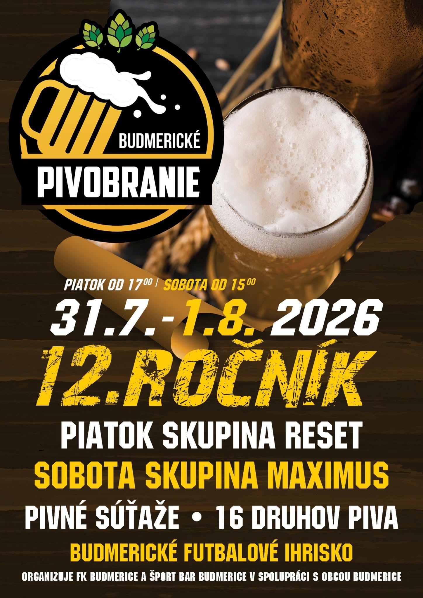 Budmerick� pivobranie 2026 Budmerice