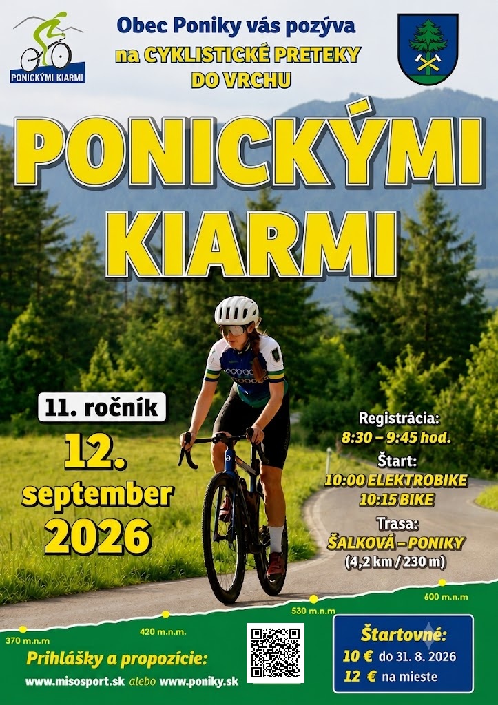 Ponickými kiarmi 2026 Poniky - 11. ročník