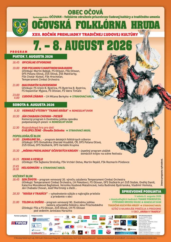 Očovská folklórna hruda 2026 Očová - 22. ročník